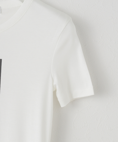 OPEN Yy（オープンワイワイ）の「【Geek Office / ギークオフィス】OPEN YY /  TOYY SIDE SLIT TEE（Tシャツ/カットソー・レディース・ホワイト・SMALL）」の6枚目の写真