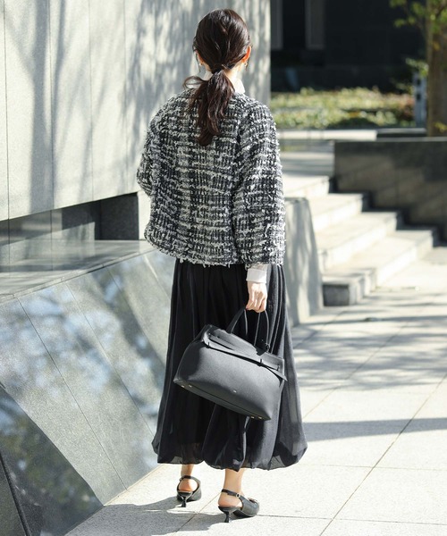 LUリボンツイードジャケット（その他アウター）｜Gready Brilliant