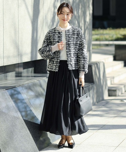 LUリボンツイードジャケット（その他アウター）｜Gready Brilliant