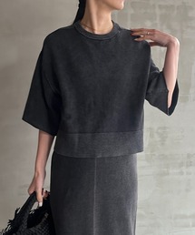 HELIOPOLE（エリオポール）の「FADE RIB KNIT PULLOVER（Tシャツ/カットソー）」