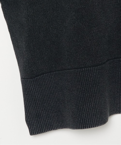 HELIOPOLE(エリオポール)の「FADE RIB KNIT PULLOVER(Tシャツ/カットソー・レディース・チャコールグレー/ベージュ・38)」の8枚目の写真