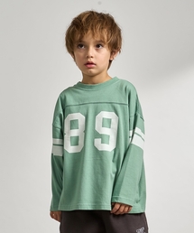 b・ROOM（ビールーム）の「【防汚・速乾・型崩れしない】【どちらが前でもOK】【ムテキT】ナンバリングTシャツ（Tシャツ/カットソー）」