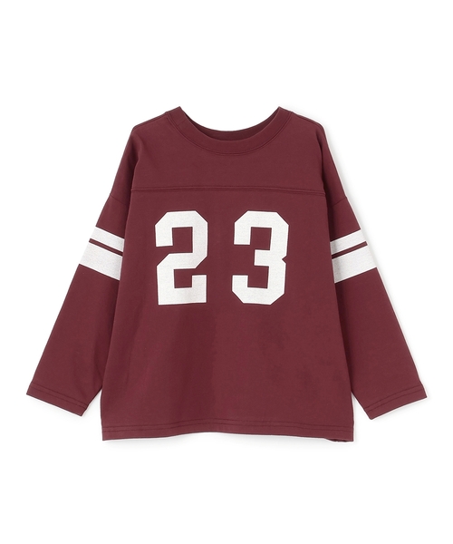 b・ROOM(ビールーム)の「【防汚・速乾・型崩れしない】【どちらが前でもOK】【ムテキT】ナンバリングTシャツ(Tシャツ/カットソー・キッズ・アイボリー/グリーン系その他/レッド系その他/レンガ/ネイビー・110cm/130cm/100cm/150cm/120cm/140cm)」の21枚目の写真
