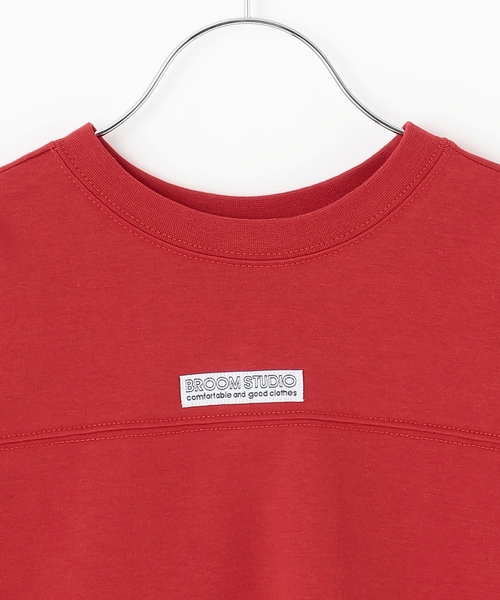 b・ROOM(ビールーム)の「【防汚・速乾・型崩れしない】【どちらが前でもOK】【ムテキT】ナンバリングTシャツ(Tシャツ/カットソー・キッズ・アイボリー/グリーン系その他/レッド系その他/レンガ/ネイビー・110cm/130cm/100cm/150cm/120cm/140cm)」の17枚目の写真