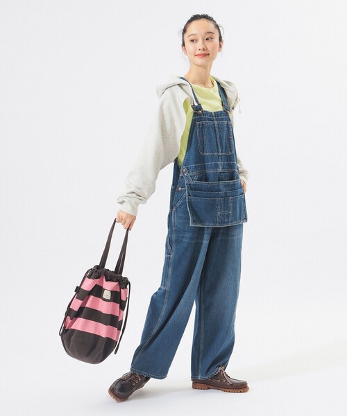BEAMS BOY（ビームスボーイ）の「【別注】N,P,E / ボーダー カットソー ペイシェントバッグ L（ショルダーバッグ・レディース・ブラウン系その他/ブルー系その他/ベージュ系その他/ネイビー系・ONE SIZE）」の6枚目の写真