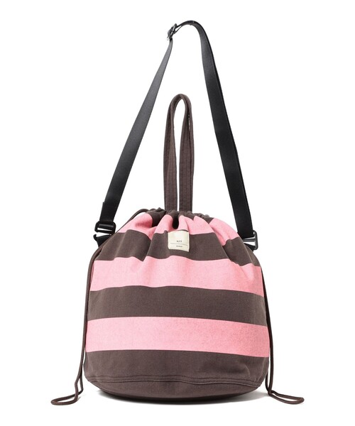 BEAMS BOY（ビームスボーイ）の「【別注】N,P,E / ボーダー カットソー ペイシェントバッグ L（ショルダーバッグ・レディース・ブラウン系その他/ブルー系その他/ベージュ系その他/ネイビー系・ONE SIZE）」の7枚目の写真