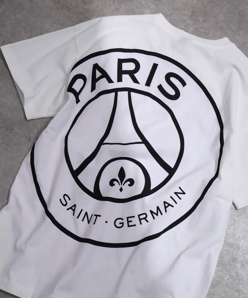 PARIS SAINT-GERMAIN（パリサンジェルマン）の「【Paris Saint-Germain/パリサンジェルマン】アソート エンブレムロゴ アートワークデザイン 半袖Tシャツ（Tシャツ/カットソー・メンズ・ブラック/ホワイト系1/ブラック系2/ホワイト/ブラック系1/ブラック系3・M/L/XL）」の11枚目の写真