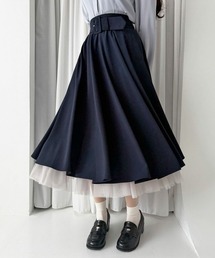 an another angelus | 【2サイズ展開】パニエサーキュラースカート(スカート)
