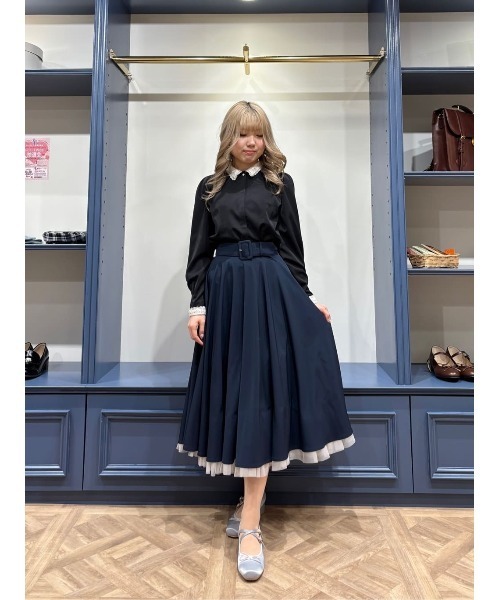 2サイズ展開】パニエサーキュラースカート/fint フィント（スカート