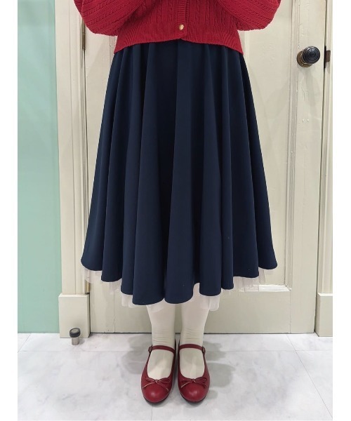 2サイズ展開】パニエサーキュラースカート/fint フィント（スカート