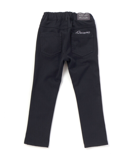 BeBe（ベベ）の「ストレッチツイルロゴ刺しゅうストレートロングパンツ（その他パンツ・キッズ・ブラック/ネイビー・140cm/110cm/130cm/150cm/120cm/100cm）」の12枚目の写真