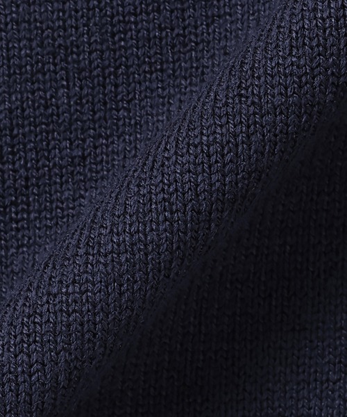 TOKYO SHIRTS（トウキョウシャツ）の「配色 クルーネック カーディガン（カーディガン/ボレロ・レディース・ネイビー/オフホワイト・M/L/LL）」の4枚目の写真