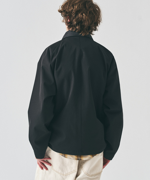 417 EDIFICE(フォーワンセブンエディフィス)の「【Windrisp】ショートブルゾン(ナイロンジャケット・メンズ・ベージュ/ネイビー/ブラック・SMALL/MEDIUM/LARGE)」の15枚目の写真