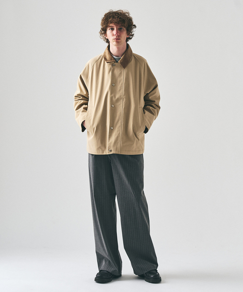 417 EDIFICE(フォーワンセブンエディフィス)の「【Windrisp】ショートブルゾン(ナイロンジャケット・メンズ・ベージュ/ネイビー/ブラック・SMALL/MEDIUM/LARGE)」の20枚目の写真