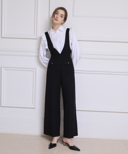 ツイードサロペットパンツ（サロペット/オーバーオール）｜EIMY