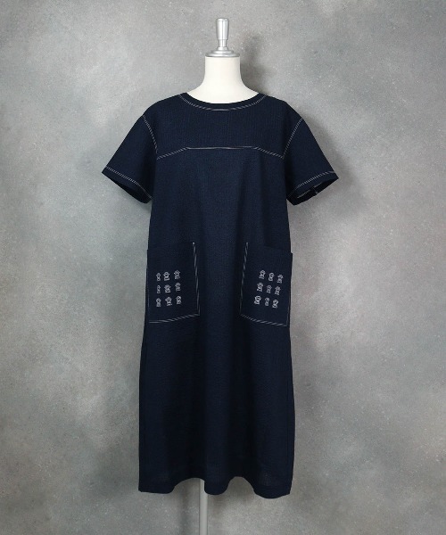 コットン100％刺繍ステッチワンピース（ワンピース）｜STUDIO PICONE