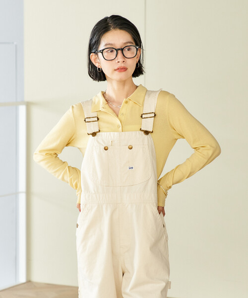 FREAK'S STORE(フリークスストア)の「Lee × FREAK'S STORE/リー 別注 OVERALL/別注 オーバーオール(サロペット/オーバーオール・レディース・オフホワイト/ブルー/ネイビー・フリ-)」の1枚目の写真