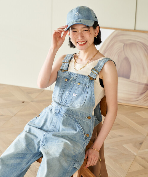 FREAK'S STORE(フリークスストア)の「Lee × FREAK'S STORE/リー 別注 OVERALL/別注 オーバーオール(サロペット/オーバーオール・レディース・オフホワイト/ブルー/ネイビー・フリ-)」の7枚目の写真