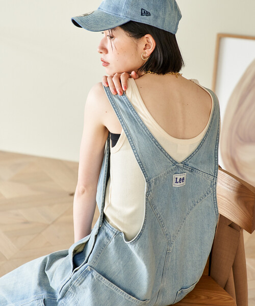 FREAK'S STORE(フリークスストア)の「Lee × FREAK'S STORE/リー 別注 OVERALL/別注 オーバーオール(サロペット/オーバーオール・レディース・オフホワイト/ブルー/ネイビー・フリ-)」の17枚目の写真
