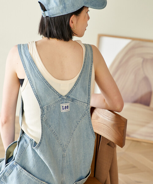 FREAK'S STORE(フリークスストア)の「Lee × FREAK'S STORE/リー 別注 OVERALL/別注 オーバーオール(サロペット/オーバーオール・レディース・オフホワイト/ブルー/ネイビー・フリ-)」の18枚目の写真