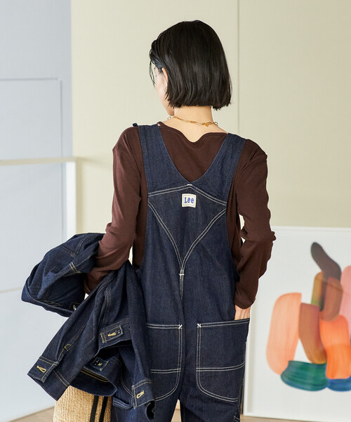 FREAK'S STORE(フリークスストア)の「Lee × FREAK'S STORE/リー 別注 OVERALL/別注 オーバーオール(サロペット/オーバーオール・レディース・オフホワイト/ブルー/ネイビー・フリ-)」の9枚目の写真