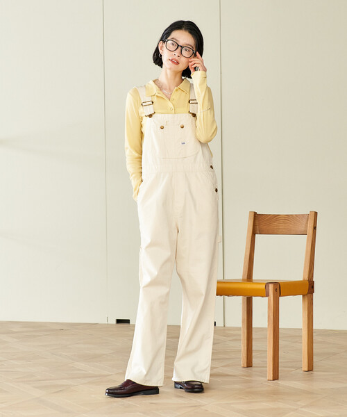FREAK'S STORE(フリークスストア)の「Lee × FREAK'S STORE/リー 別注 OVERALL/別注 オーバーオール(サロペット/オーバーオール・レディース・オフホワイト/ブルー/ネイビー・フリ-)」の13枚目の写真