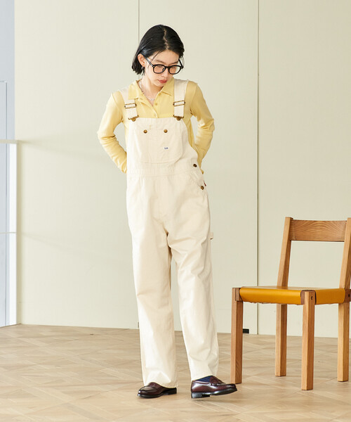 FREAK'S STORE(フリークスストア)の「Lee × FREAK'S STORE/リー 別注 OVERALL/別注 オーバーオール(サロペット/オーバーオール・レディース・オフホワイト/ブルー/ネイビー・フリ-)」の14枚目の写真