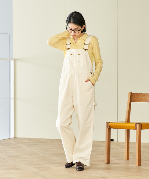 FREAK'S STORE(フリークスストア)の「Lee × FREAK'S STORE/リー 別注 OVERALL/別注 オーバーオール(サロペット/オーバーオール・レディース・オフホワイト/ブルー/ネイビー・フリ-)」の18枚目の写真