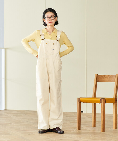 FREAK'S STORE(フリークスストア)の「Lee × FREAK'S STORE/リー 別注 OVERALL/別注 オーバーオール(サロペット/オーバーオール・レディース・オフホワイト/ブルー/ネイビー・フリ-)」の19枚目の写真