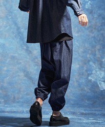 Jih Nunc（ジーヌンク）の「mp14621-8ozデニムバルーンイージーパンツ(JIH-R1181)（デニムパンツ）」