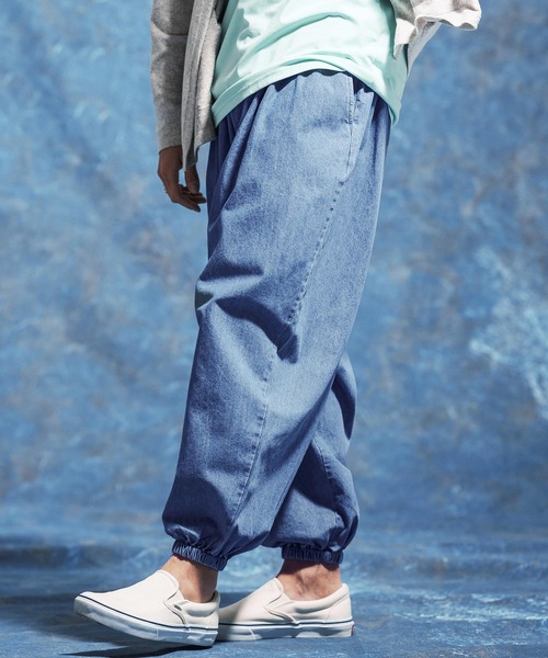 Jih Nunc(ジーヌンク)の「mp14621-8ozデニムバルーンイージーパンツ(JIH-R1181)(デニムパンツ・メンズ・インディゴブルー/ブルー・L/M/S)」の15枚目の写真