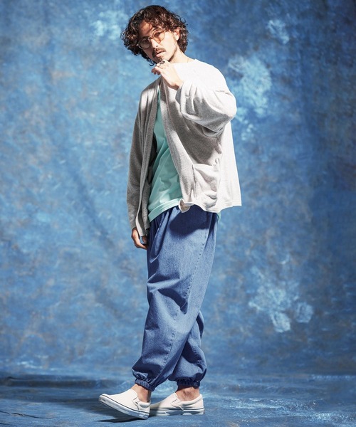 Jih Nunc(ジーヌンク)の「mp14621-8ozデニムバルーンイージーパンツ(JIH-R1181)(デニムパンツ・メンズ・インディゴブルー/ブルー・L/M/S)」の21枚目の写真