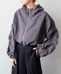 DOLLUPOOPS | Shirred Sleeve Blouson(シャーリングスリーブブルゾン)(ブルゾン)