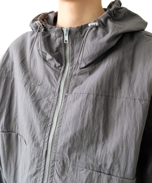 DOLLUPOOPS（ドールアップウップス）の「Shirred Sleeve Blouson(シャーリングスリーブブルゾン)（ブルゾン・レディース・カーキ/チャコール・FREE）」の19枚目の写真