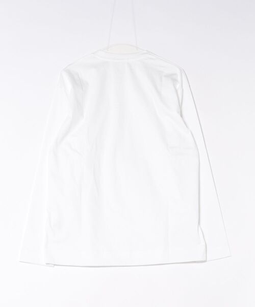 MEN'S MELROSE（メンズメルローズ）の「マーセライズドスムースロンT（Tシャツ/カットソー・メンズ・イエロー/ホワイト/チャコールグレー・2/4/3）」の4枚目の写真