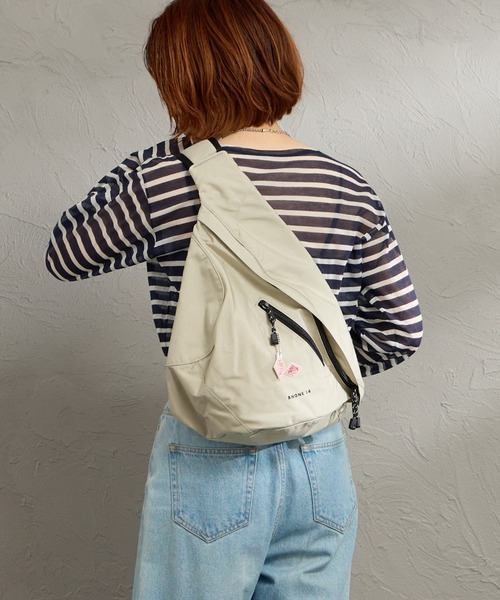 DANTON（ダントン）の「【WEB限定】[DANTON/ダントン] RHONE 14 コーデュラキャンバス ワンショルダー クロスボディバッグ（ショルダーバッグ・レディース・ライトベージュ/ブラック・ONE SIZE）」の14枚目の写真