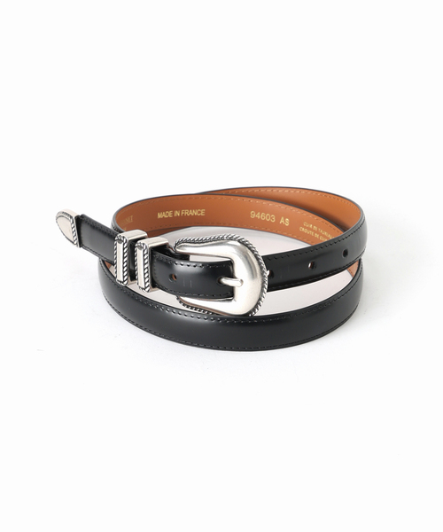 MAISON BOINET(メゾンボワネ)の「MAISON BOINET 94603AS:ベルト(ベルト・レディース・ブラック・85)」の2枚目の写真