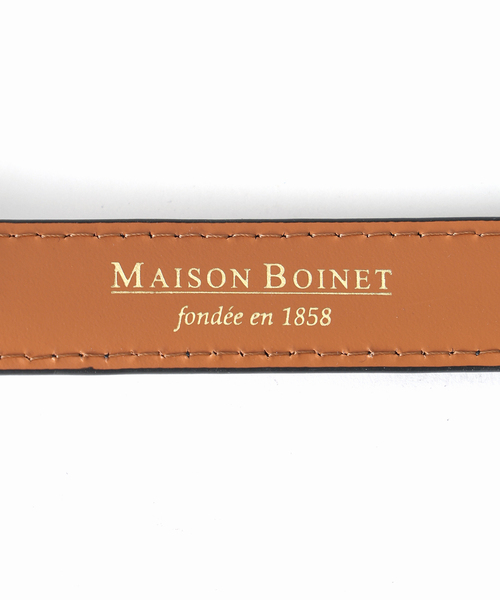 MAISON BOINET(メゾンボワネ)の「MAISON BOINET 94603AS:ベルト(ベルト・レディース・ブラック・85)」の5枚目の写真