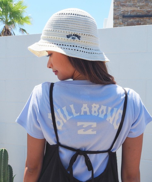 BILLABONG(ビラボン)の「BILLABONG ウィメンズ ARCH LOGO BABY FIT T Tシャツ 【2026年春夏モデル】(Tシャツ/カットソー・レディース・オフホワイト/アイボリー/ブルー系その他/ピンク・MEDIUM/LARGE)」の3枚目の写真