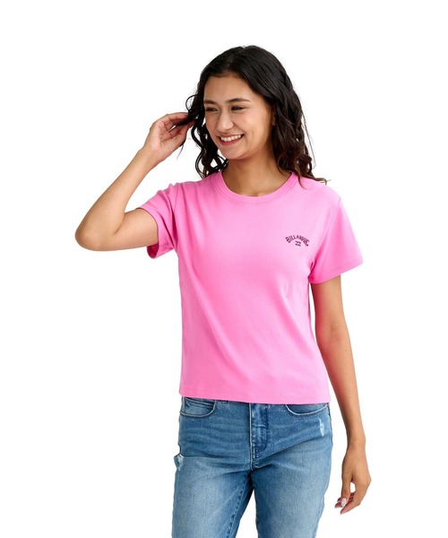 BILLABONG(ビラボン)の「BILLABONG ウィメンズ ARCH LOGO BABY FIT T Tシャツ 【2026年春夏モデル】(Tシャツ/カットソー・レディース・オフホワイト/アイボリー/ブルー系その他/ピンク・MEDIUM/LARGE)」の17枚目の写真