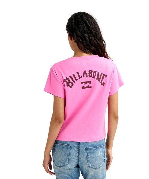 BILLABONG(ビラボン)の「BILLABONG ウィメンズ ARCH LOGO BABY FIT T Tシャツ 【2026年春夏モデル】(Tシャツ/カットソー・レディース・オフホワイト/アイボリー/ブルー系その他/ピンク・MEDIUM/LARGE)」の18枚目の写真