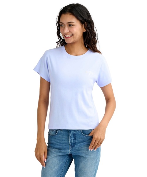 BILLABONG(ビラボン)の「BILLABONG ウィメンズ ARCH LOGO BABY FIT T Tシャツ 【2026年春夏モデル】(Tシャツ/カットソー・レディース・オフホワイト/アイボリー/ブルー系その他/ピンク・MEDIUM/LARGE)」の13枚目の写真
