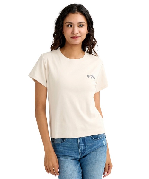 BILLABONG(ビラボン)の「BILLABONG ウィメンズ ARCH LOGO BABY FIT T Tシャツ 【2026年春夏モデル】(Tシャツ/カットソー・レディース・オフホワイト/アイボリー/ブルー系その他/ピンク・MEDIUM/LARGE)」の10枚目の写真
