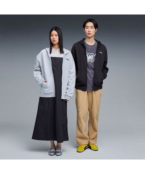 PUMA(プーマ)の「PUMA プーマ ユニセックス ジップ パーカー エンブロイダリー キャット(パーカー・メンズ・ブラック/グレー系その他・MEDIUM/LARGE/SMALL/XX-LARGE/X-LARGE)」の13枚目の写真
