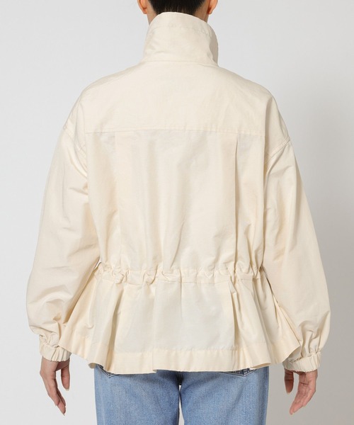 BABYLONE(バビロン)の「撥水ナイロンペプラムブルゾン(ブルゾン・レディース・アイボリー/ネイビー・フリー)」の19枚目の写真