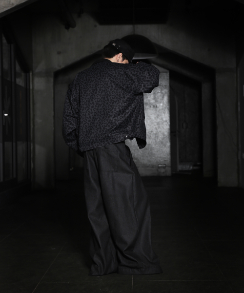 ROCKPSYCHO(ロックサイコ)の「レオパードクロップワークジャケットネイビー(デニムジャケット・メンズ・ダークネイビー・MEDIUM/LARGE)」の8枚目の写真