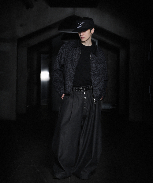 ROCKPSYCHO(ロックサイコ)の「レオパードクロップワークジャケットネイビー(デニムジャケット・メンズ・ダークネイビー・MEDIUM/LARGE)」の3枚目の写真