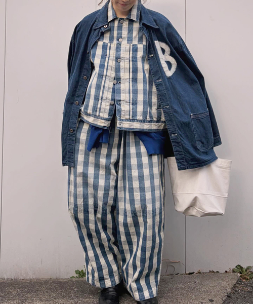 JOURNAL STANDARD LUXE（ジャーナルスタンダード　ラックス）の「Kalina's check BZ（ブルゾン・レディース・スカイブルー・FREE）」の20枚目の写真