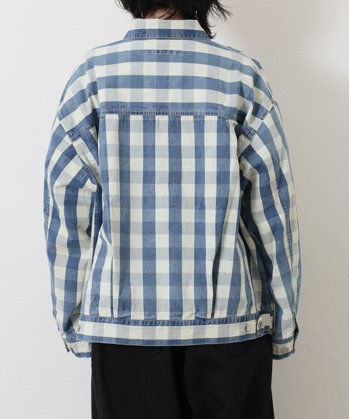 JOURNAL STANDARD LUXE（ジャーナルスタンダード　ラックス）の「Kalina's check BZ（ブルゾン・レディース・スカイブルー・FREE）」の15枚目の写真