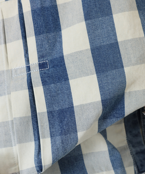 JOURNAL STANDARD LUXE（ジャーナルスタンダード　ラックス）の「Kalina's check BZ（ブルゾン・レディース・スカイブルー・FREE）」の7枚目の写真